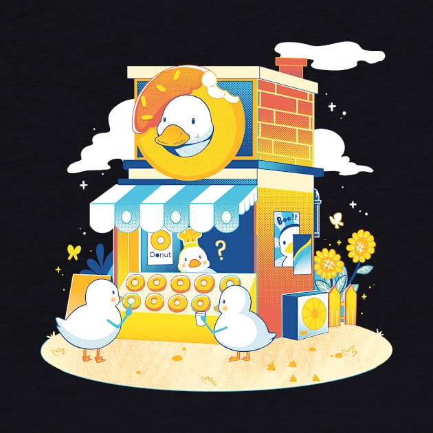 Duck Donut by CoinboxTees